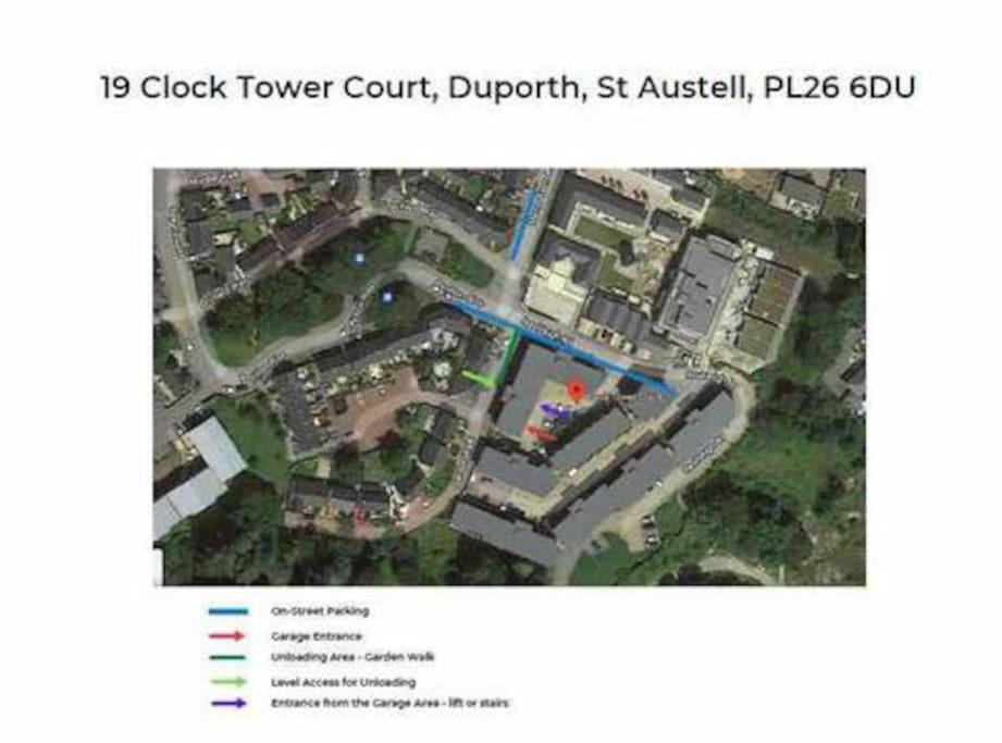 Stunning Apartment, Balconies, Private Beach, Coast Path Charlestown (Cornwall) Luaran gambar